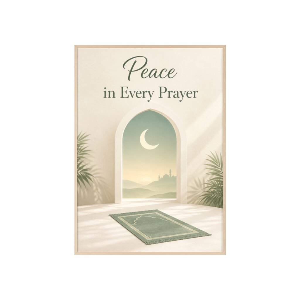 Peace in Every Prayer Poster