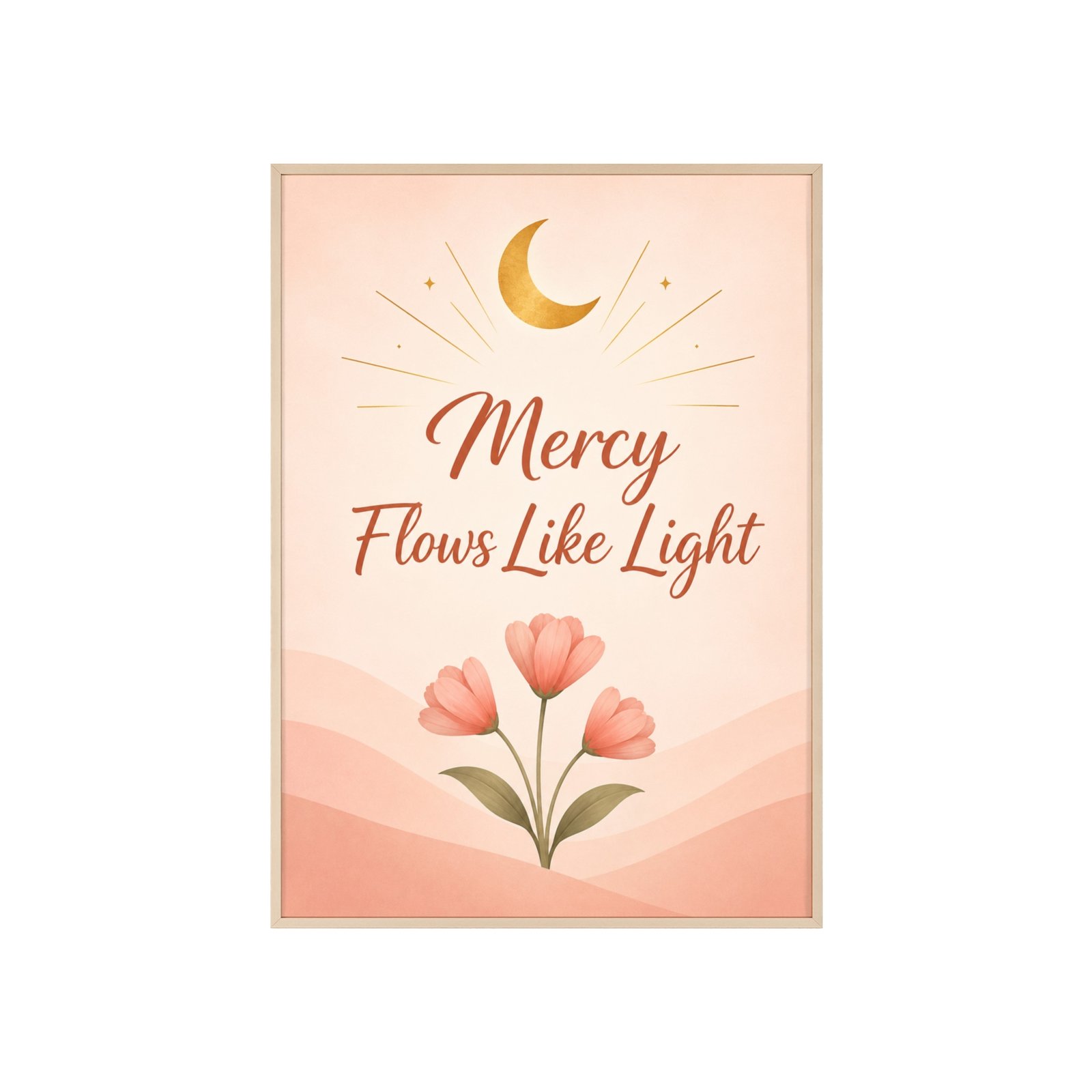Mercy Flows Like Light Poster - Image 3