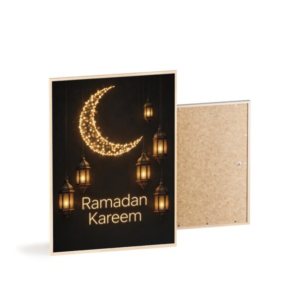 Ramadan Kareem Framed Poster — Crescent & Lantern Wall Art - Image 4