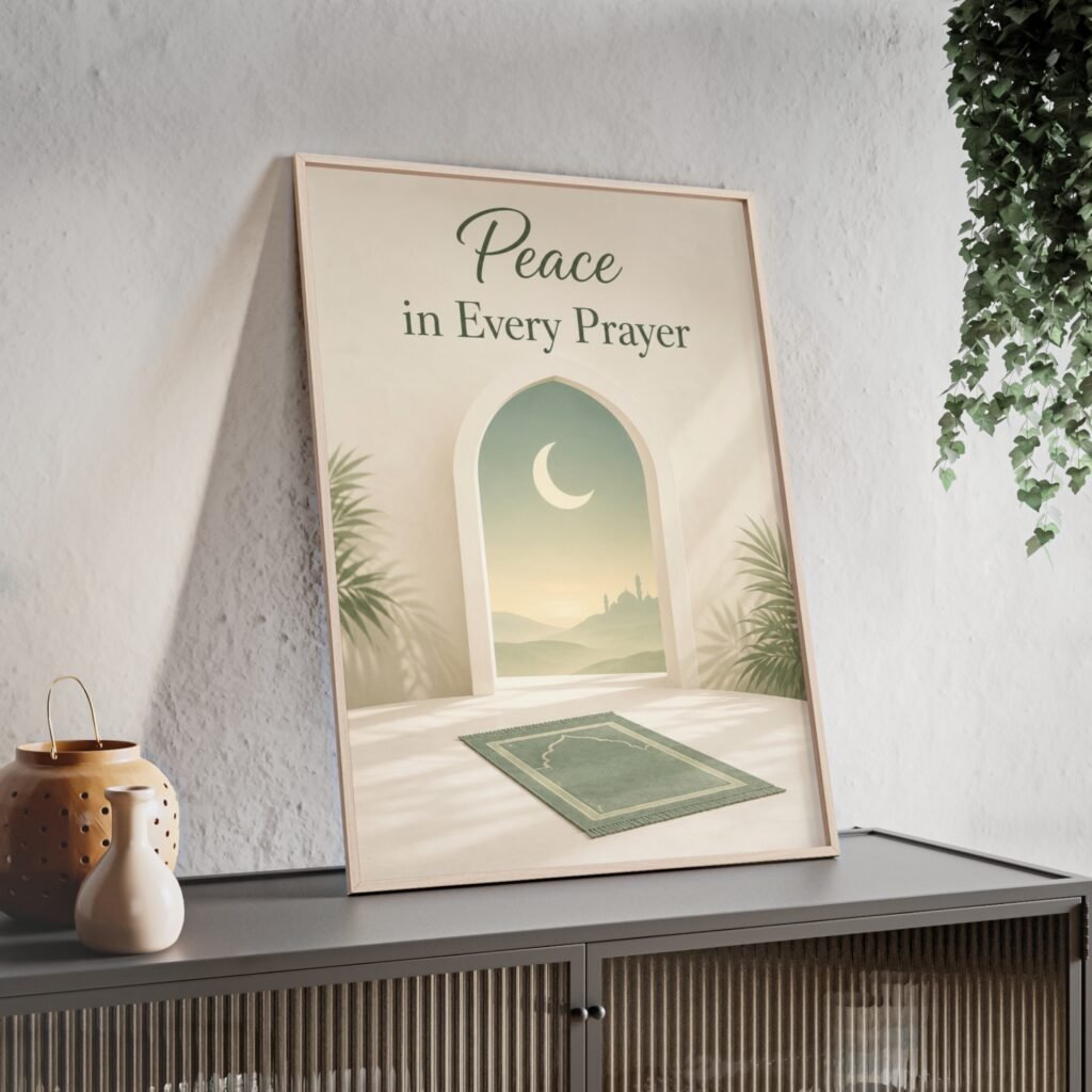 Peace in Every Prayer Poster