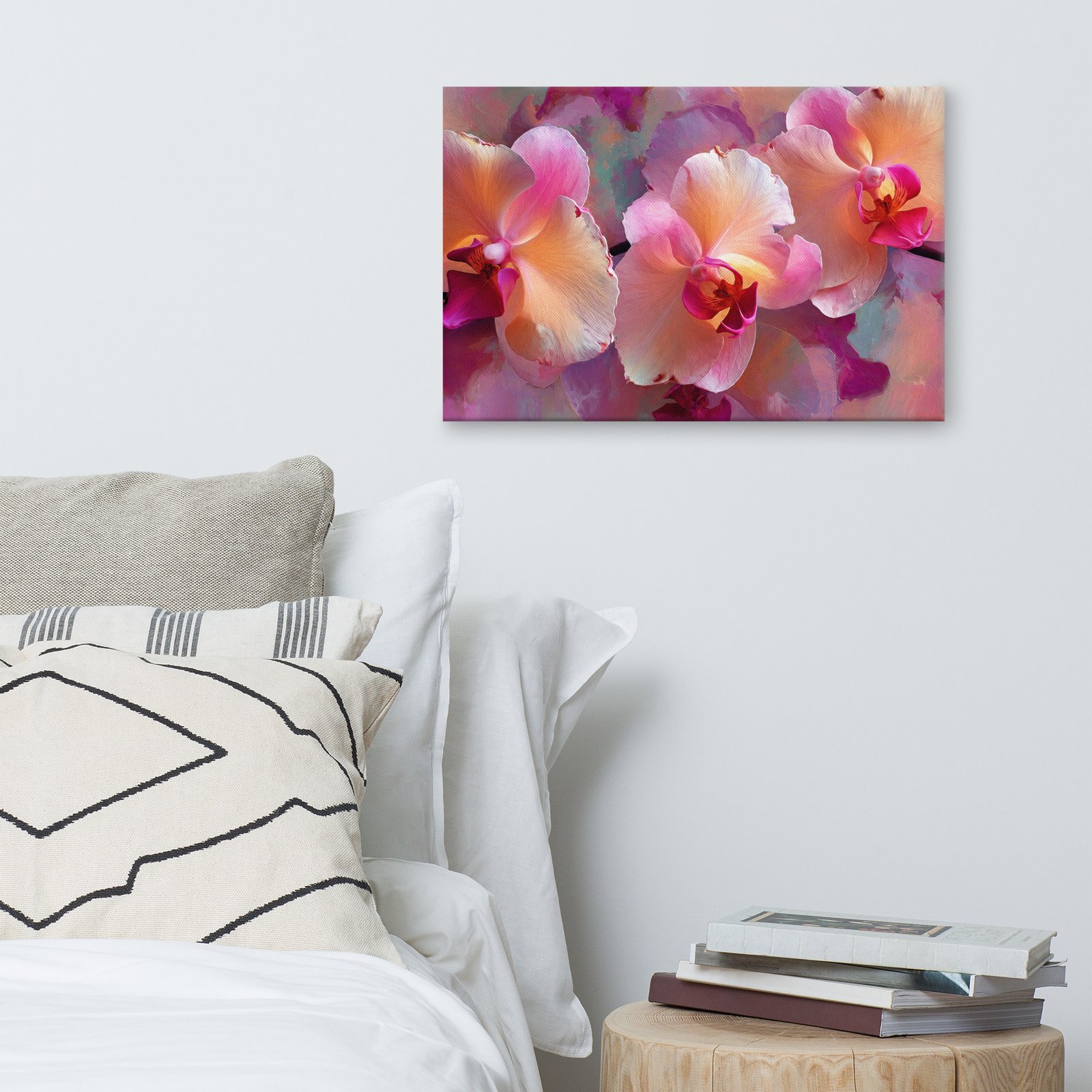 Soft Pink Orchid Wall Art Printable | Elegant Floral Painting Print Visit site - Image 5