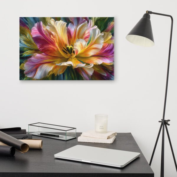 Colorful Abstract Floral Wall Art Printable | Modern Vivid Flower Print - Image 10