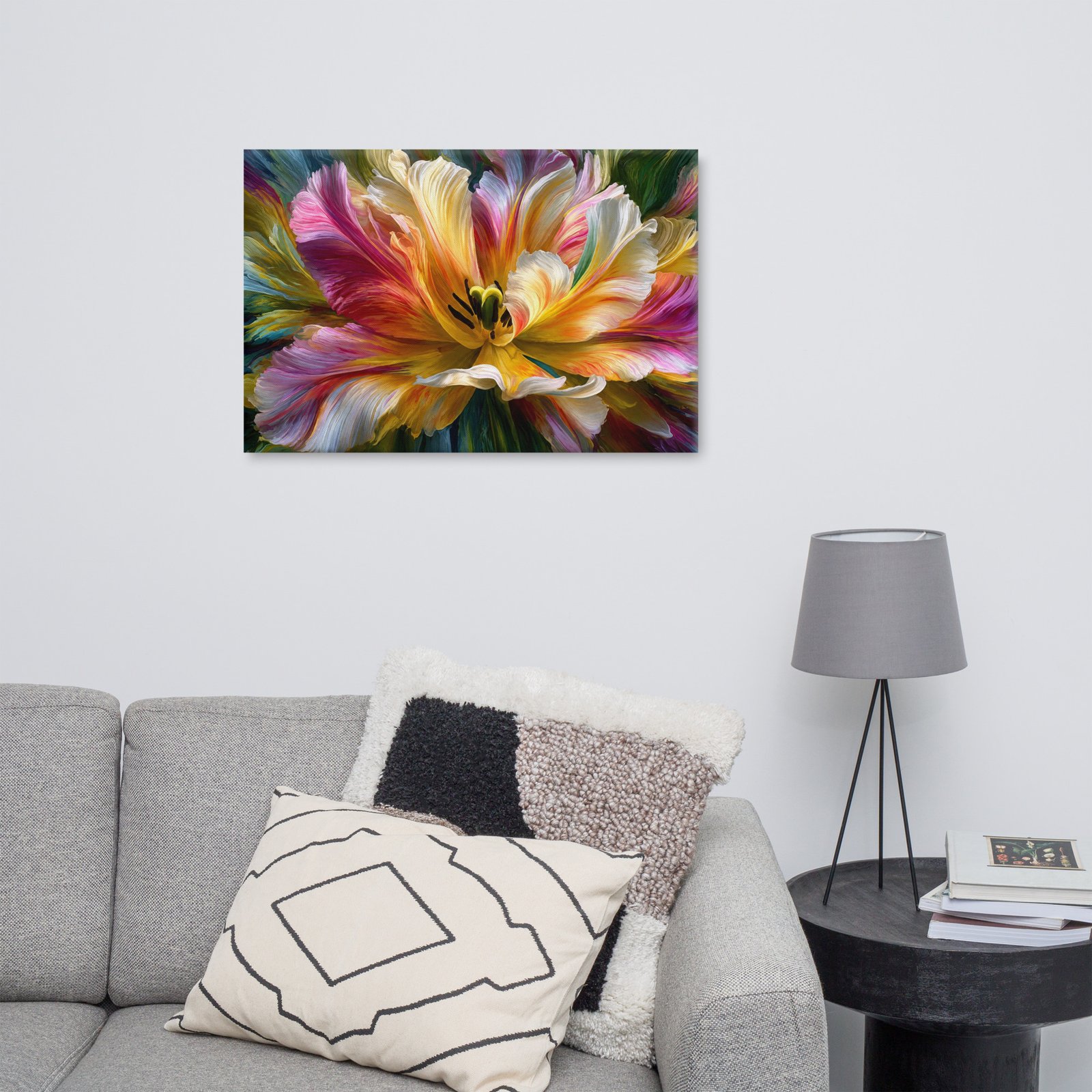 Colorful Abstract Floral Wall Art Printable | Modern Vivid Flower Print - Image 9