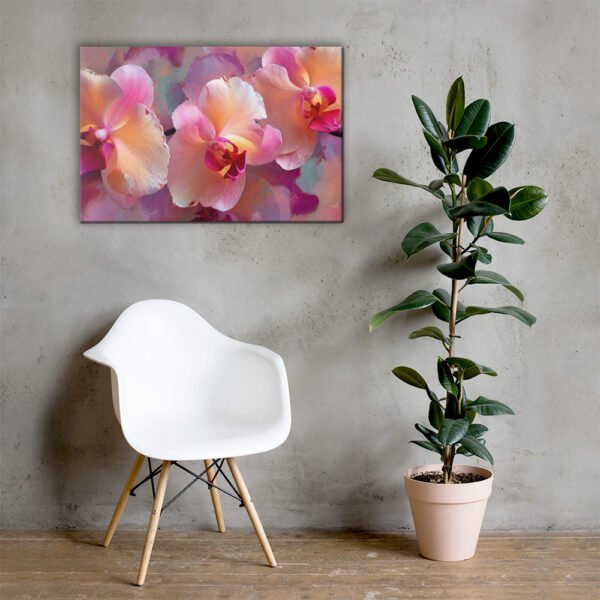 Soft Pink Orchid Wall Art Printable | Elegant Floral Painting Print Visit site - Image 4