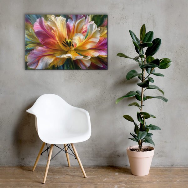 Colorful Abstract Floral Wall Art Printable | Modern Vivid Flower Print - Image 4