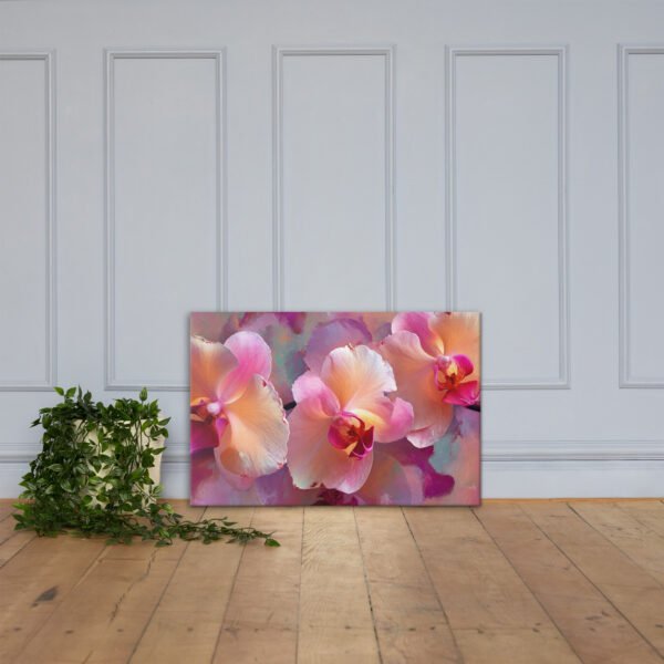 Soft Pink Orchid Wall Art Printable | Elegant Floral Painting Print Visit site - Image 3