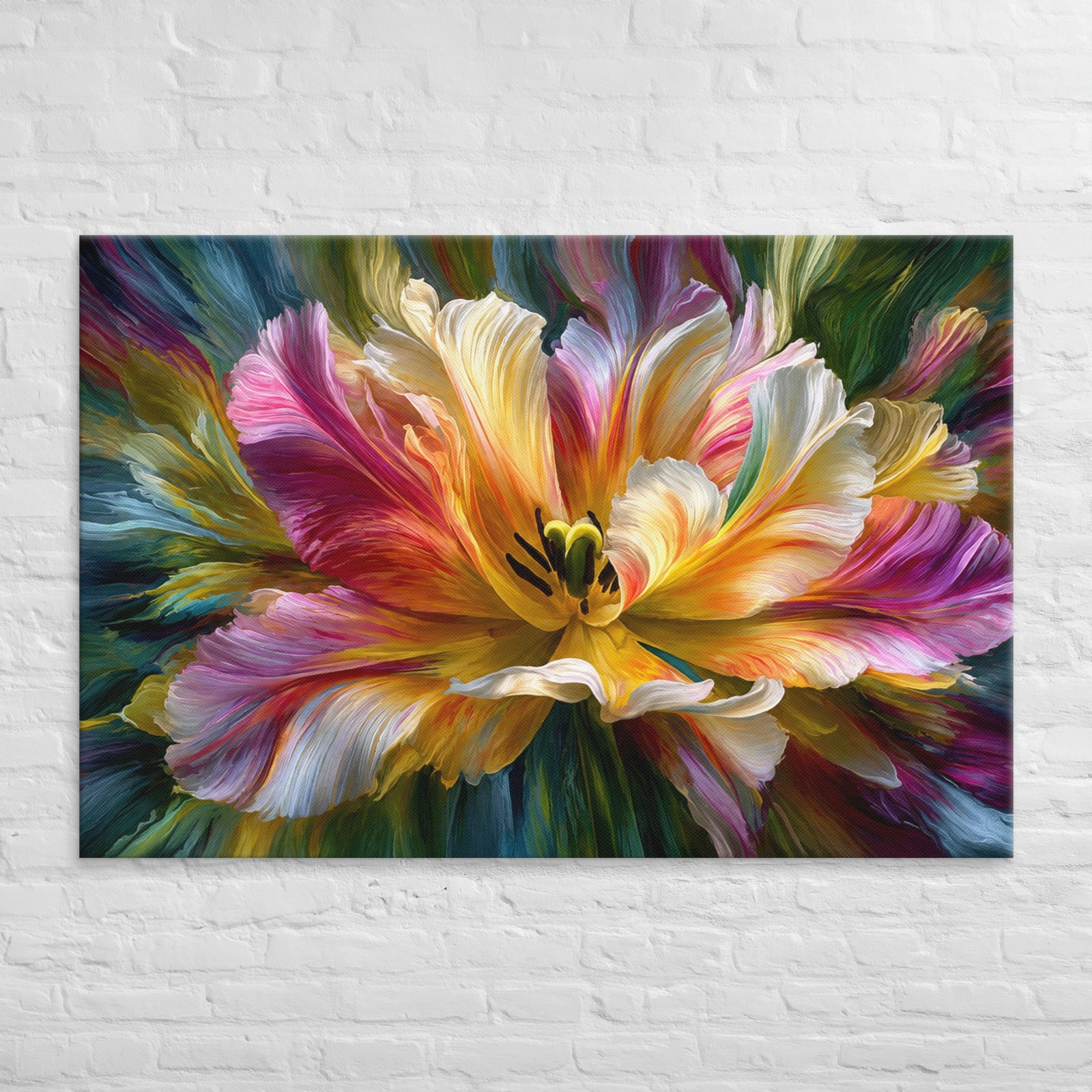 Colorful Abstract Floral Wall Art Printable | Modern Vivid Flower Print - Image 11
